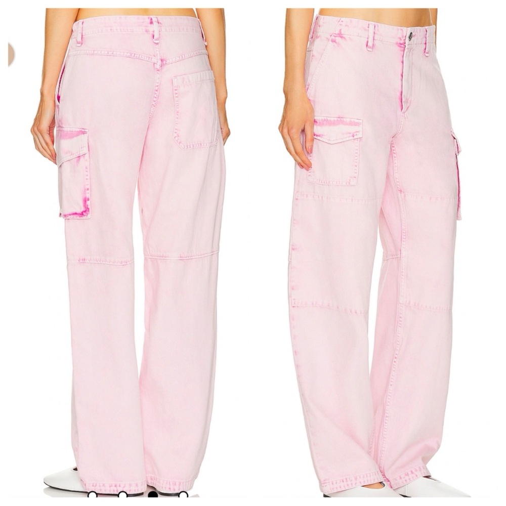 rag & bone Pink Wide Leg Pants